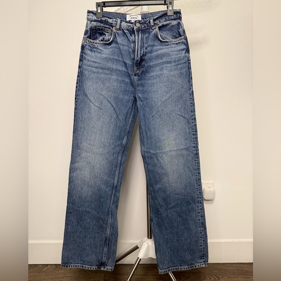 Reformation Jeans Women’s Size 29 High Rise Straight Leg Blue Denim Sustainable - Picture 4 of 4